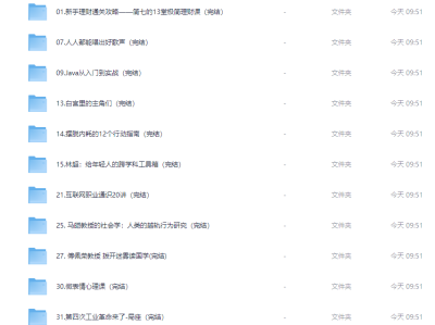 【285】自己收藏2年的B站付费课程合集 ( 53套 )，都是真金白银买来的，总价值超过5000